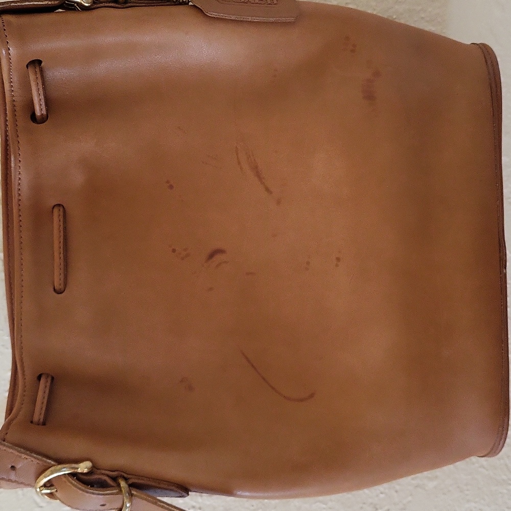 Vintage Coach Equestrian Drawstring Bucket Bag USA - Picture 7 of 14